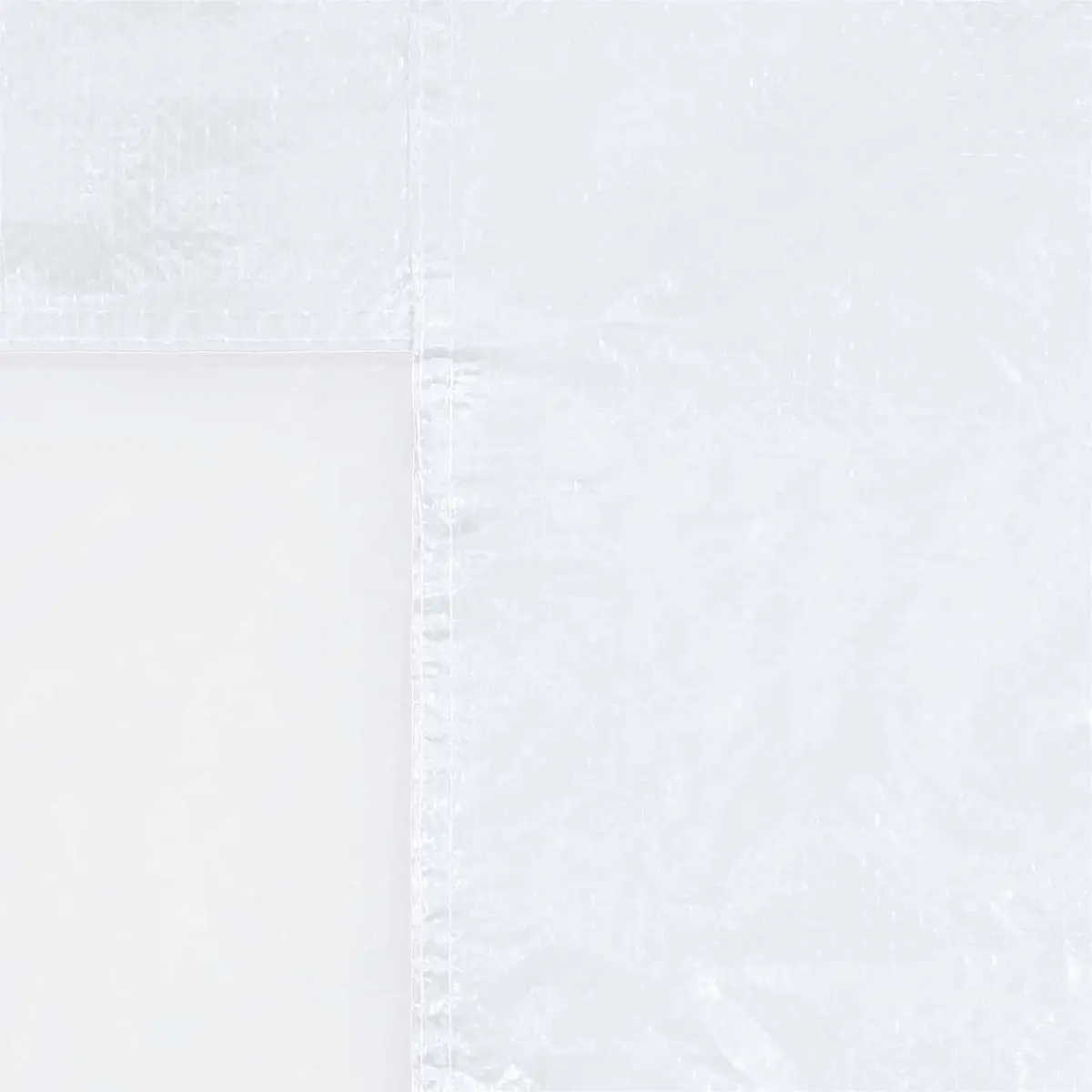 Party Tent Sidewall White 200 x 195 cm Weather-Resistant with Decorative Windows
