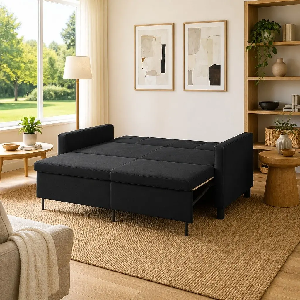 Sofa Bed with Adjustable Backrest for Easy Use