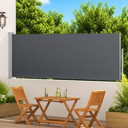 Retractable Side Awning 300 x 100 cm: Shade When You Need It