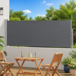 Compact Retractable Side Awning 500 x 100 cm for Easy Use