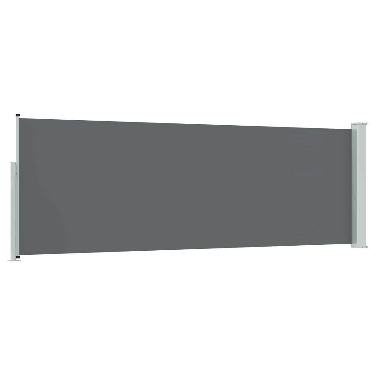 Retractable Side Awning Anthracite 500 x 100 cm Outdoor Shade Privacy Screen