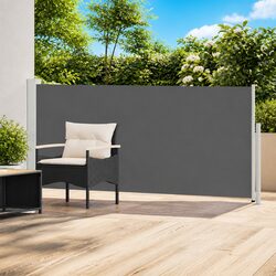 Retractable Side Awning: 140 x 500 cm for Outdoor Areas