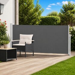 Compact Retractable Side Awning 160 x 500 cm for Outdoors