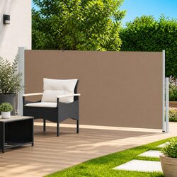 Compact Retractable Side Awning 117 x 600 cm for Shade
