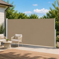 Compact and Effective Retractable Side Awning for Outdoors