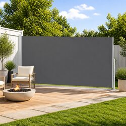 Your Outdoor Shade Solution: Retractable Side Awning 180 x 600 cm