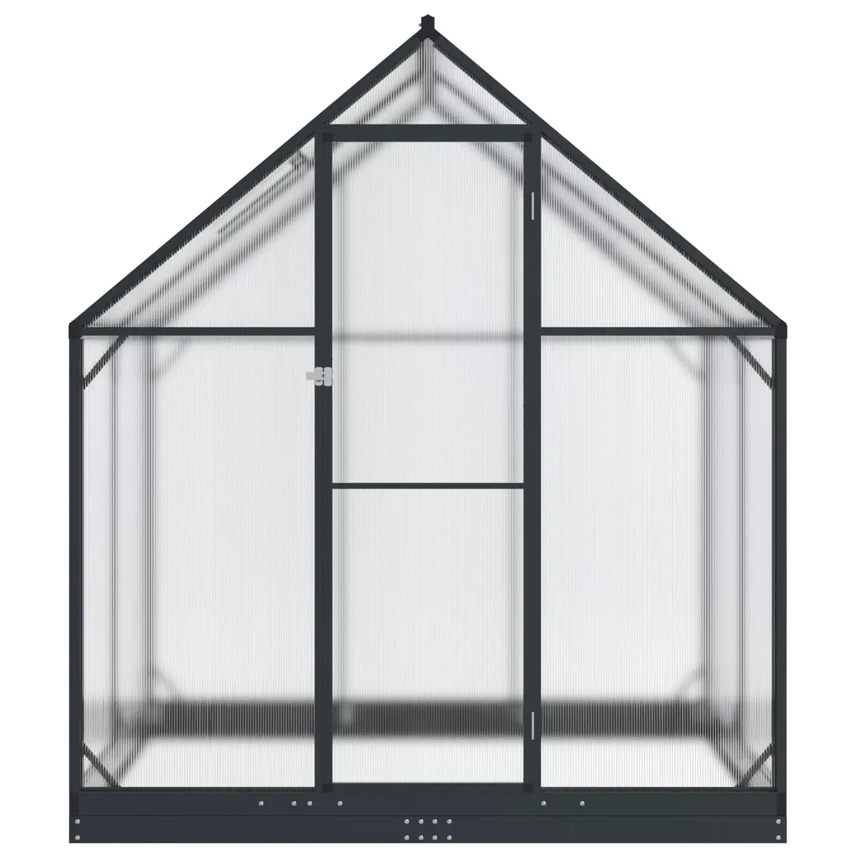 Garden Greenhouse Tunnel Anthracite Adjustable Height Weather Resistant