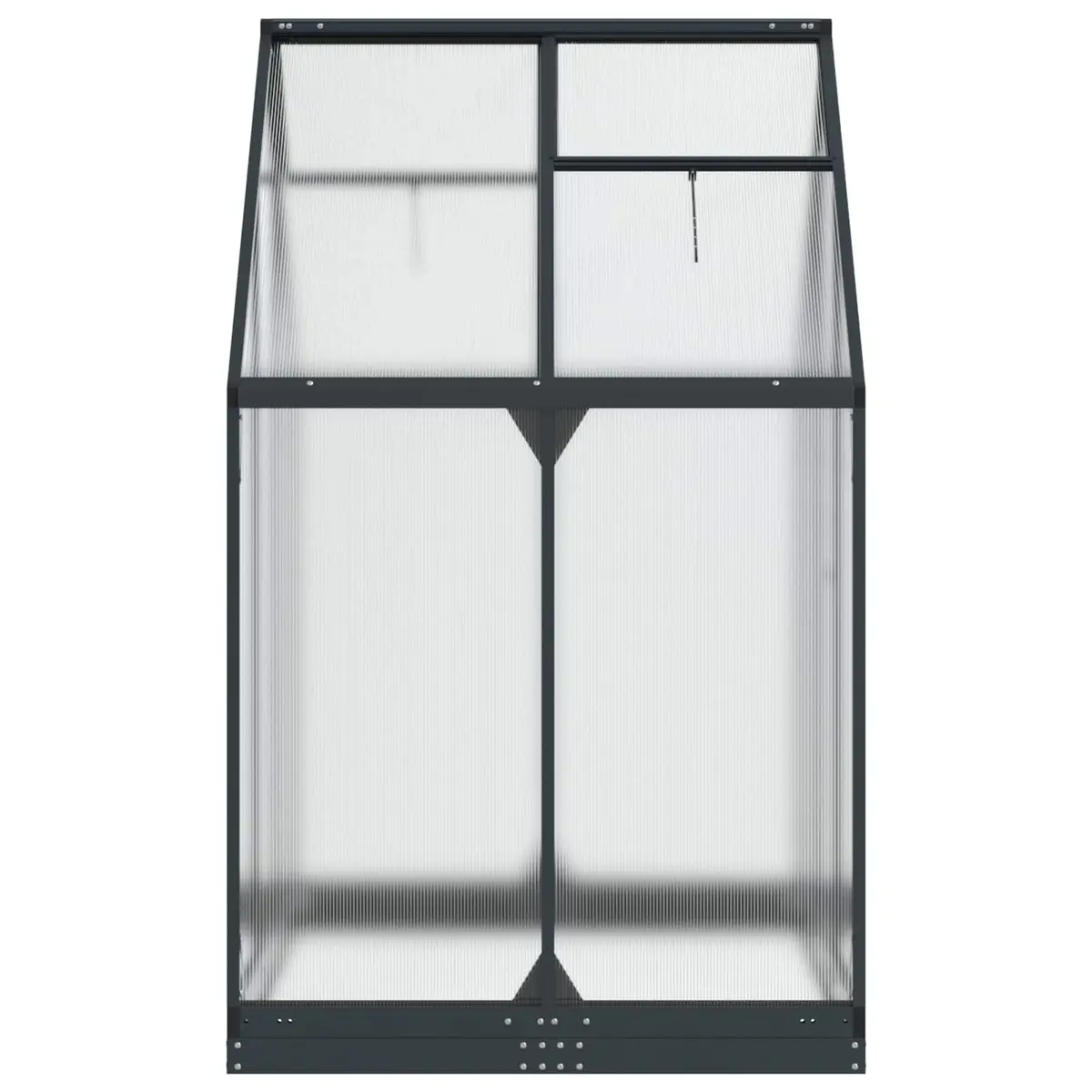 Garden Greenhouse Tunnel Anthracite Adjustable Height Weather Resistant