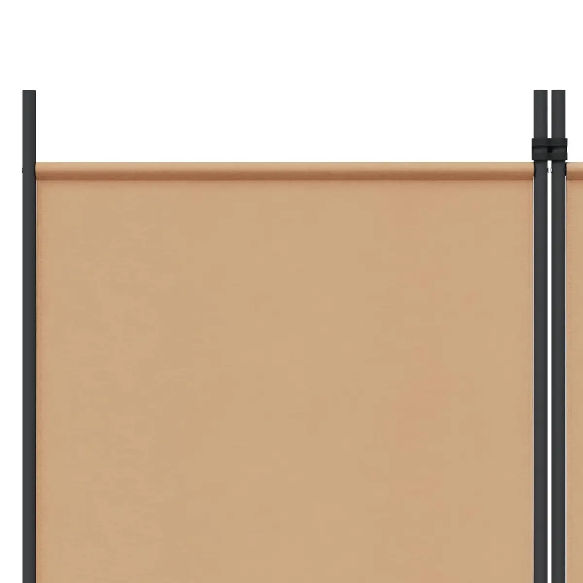 Room Divider Beige 150 x 180 cm Foldable Privacy Screen Partition Panel