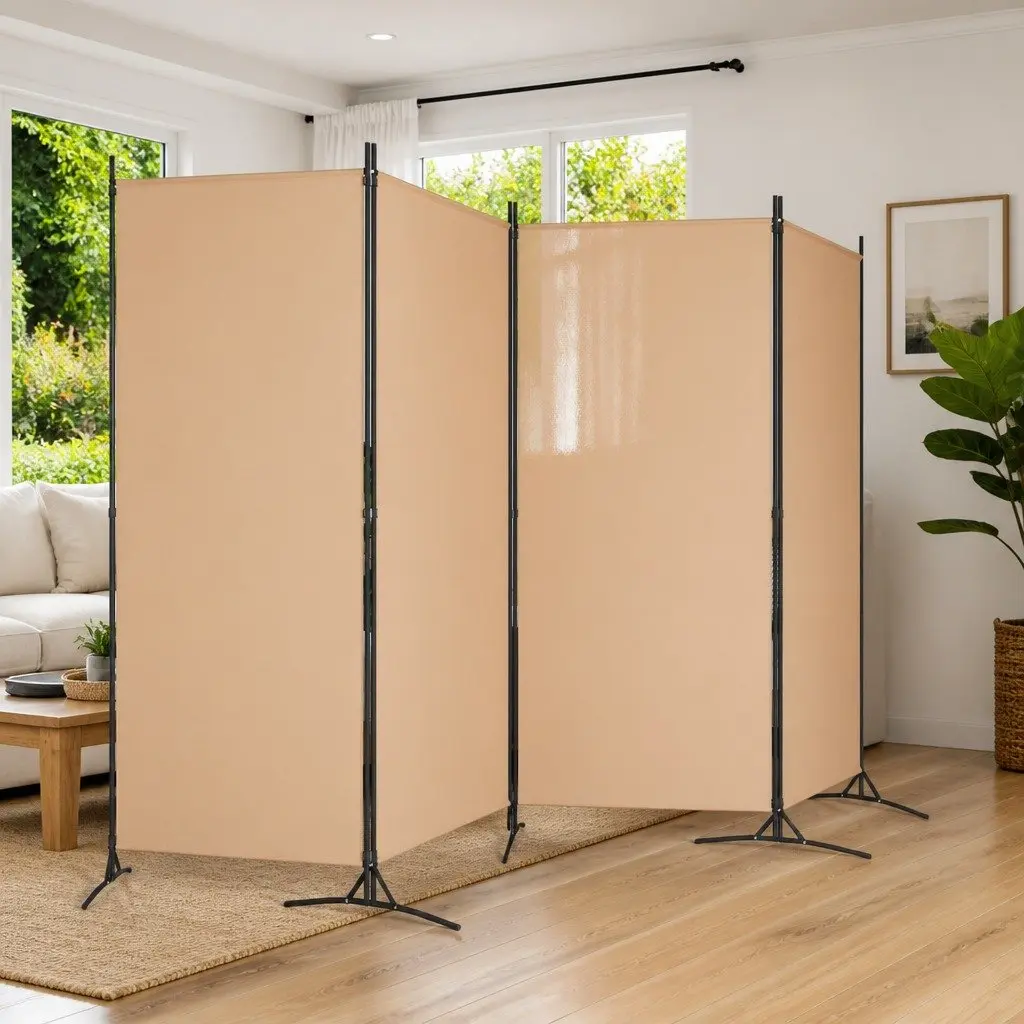 6-Panel Folding Room Divider