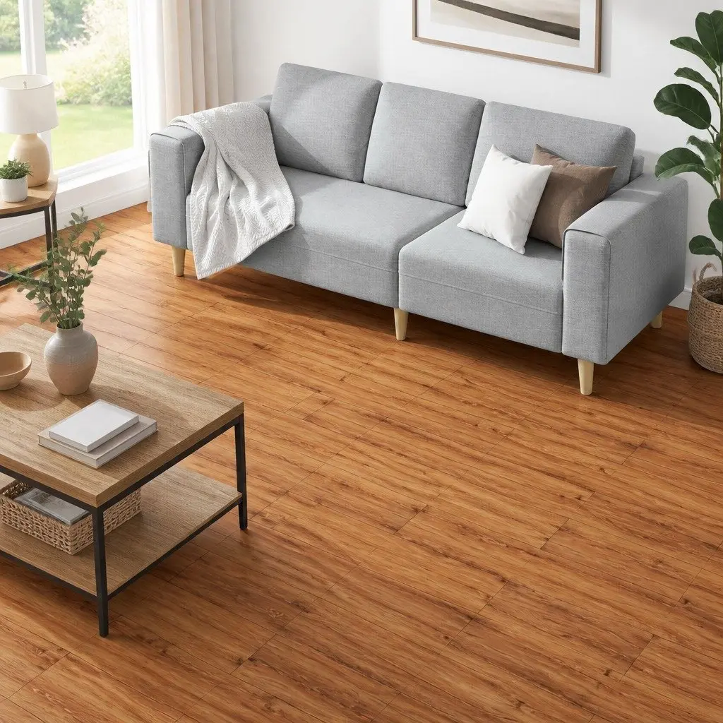 Self-Adhesive PVC Flooring Planks 18 Pieces Brown Indoor Floor Covering 5.26 m²