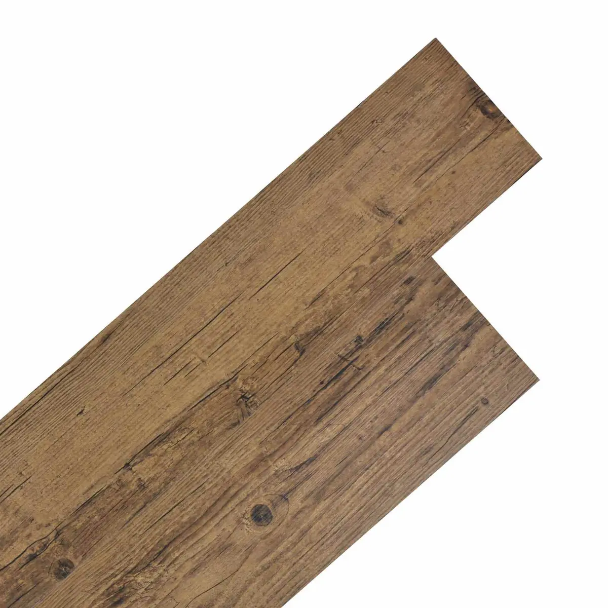Self-Adhesive PVC Flooring Planks Brown 36 Piece Wood Look Indoor