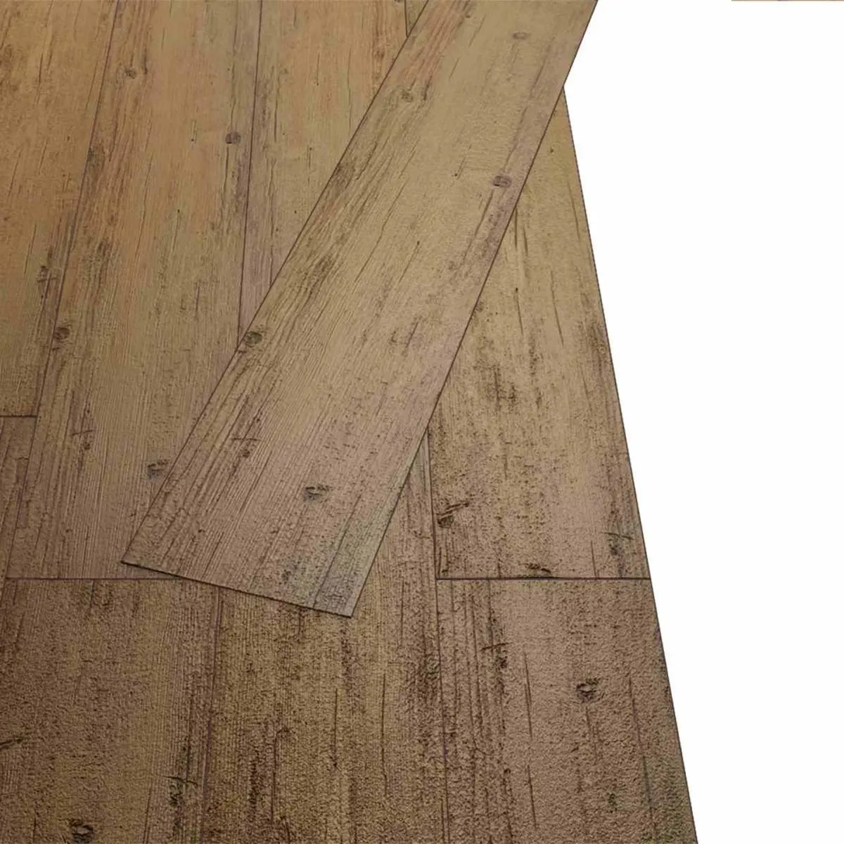 Self-Adhesive PVC Flooring Planks Brown 36 Piece Wood Look Indoor
