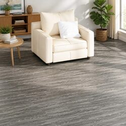 Self-Adhesive PVC Flooring Planks 36 pcs Dark Grey Indoor 5.02 m² Easy Install