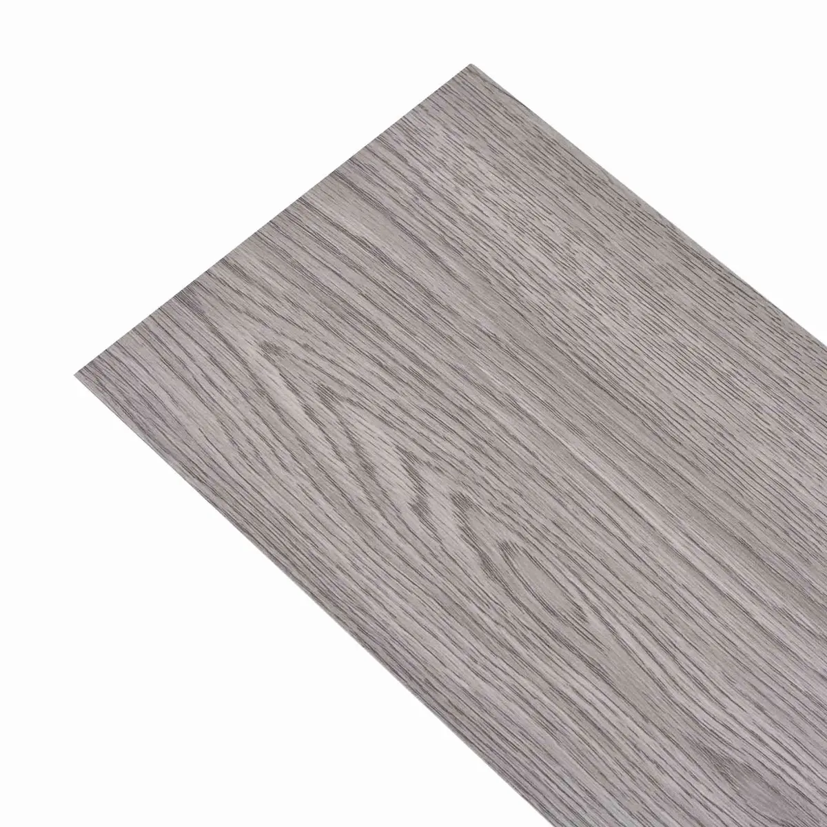 PVC Flooring Planks Dark Grey Indoor Self-Adhesive Easy Install 36 Piece