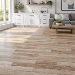 Self-Adhesive PVC Flooring Planks 5.02 m² Wood Washed Brown Indoor Laminate