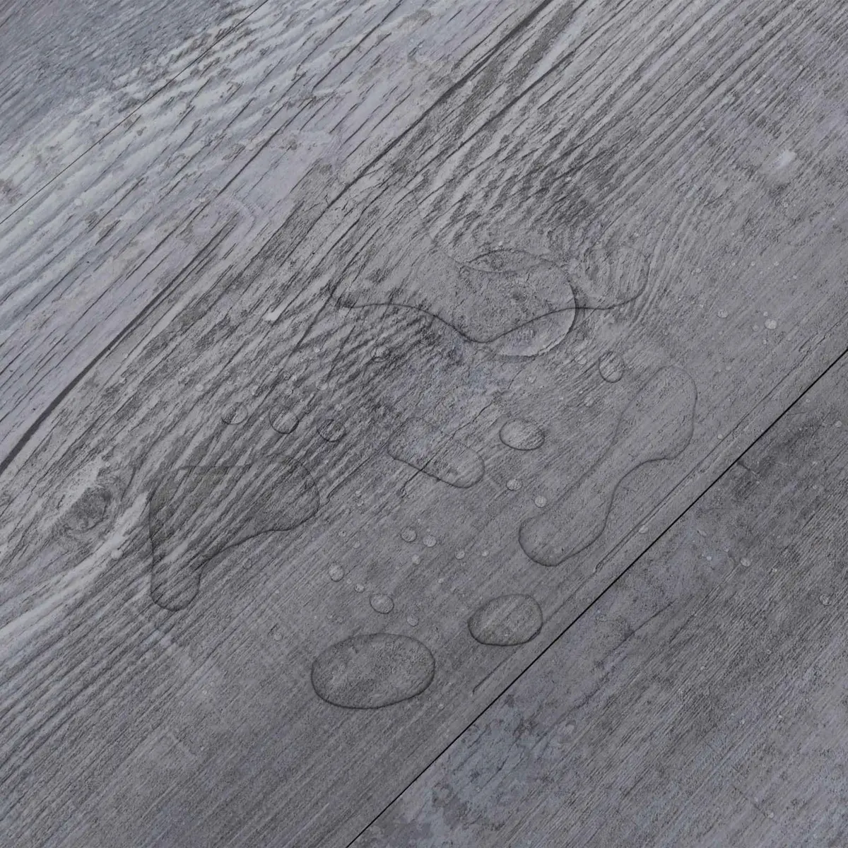 Self-Adhesive PVC Flooring Planks Grey 5.02m² Indoor Floor Tiles Modern Wood Effect