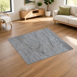 Self-Adhesive Light Grey Planks for Easy Home Upgrade
