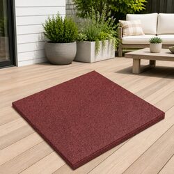 Red Fall Protection Tiles – Durable and Safe Outdoor Flooring