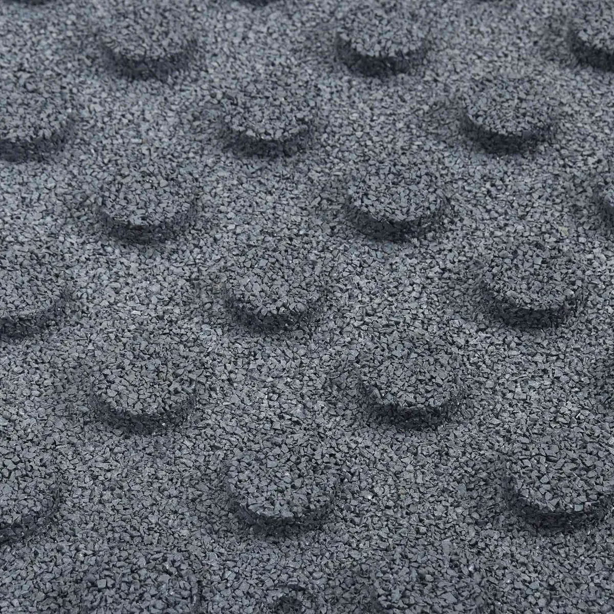 Fall Protection Tiles Grey 50 x 50 cm High-Density Rubber Outdoor Flooring 6 Piece