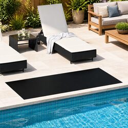Compact Outdoor Floor Mat Black 1x2m – Heavy Duty Use