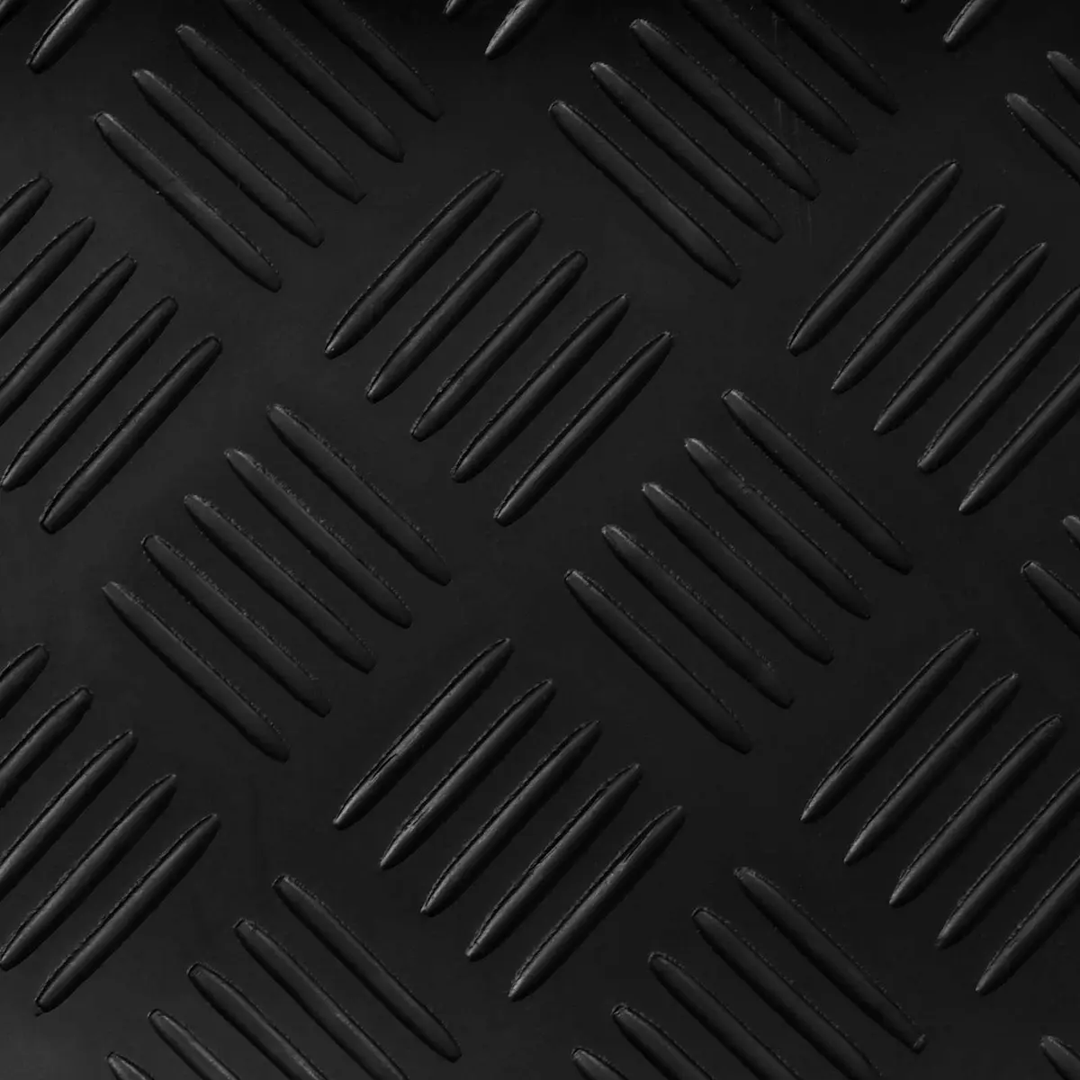 Rubber Floor Mat Black 1x2m Durable Heavy Duty Flexible