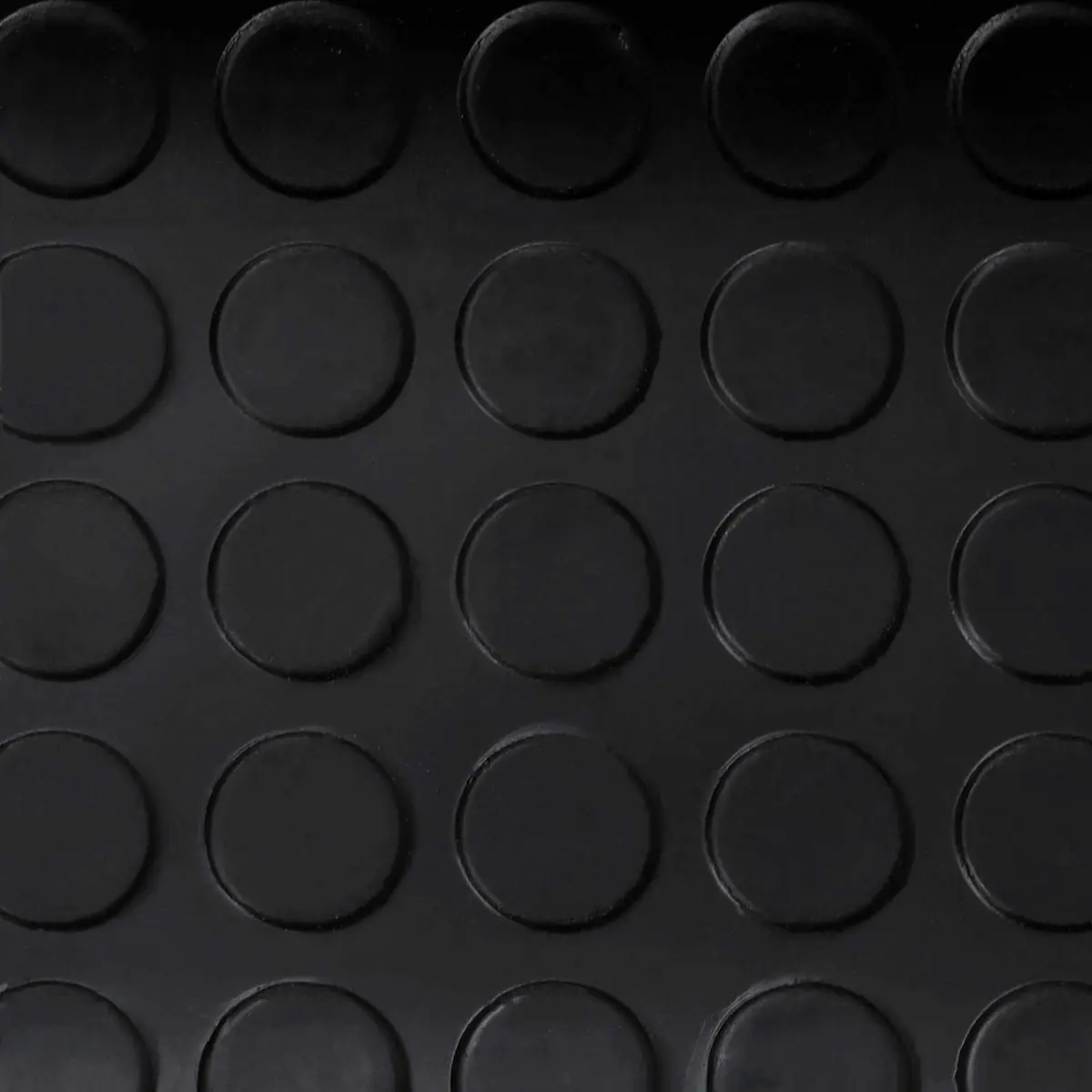 Rubber Floor Mat Black 1 x 2 m Flexible Durable