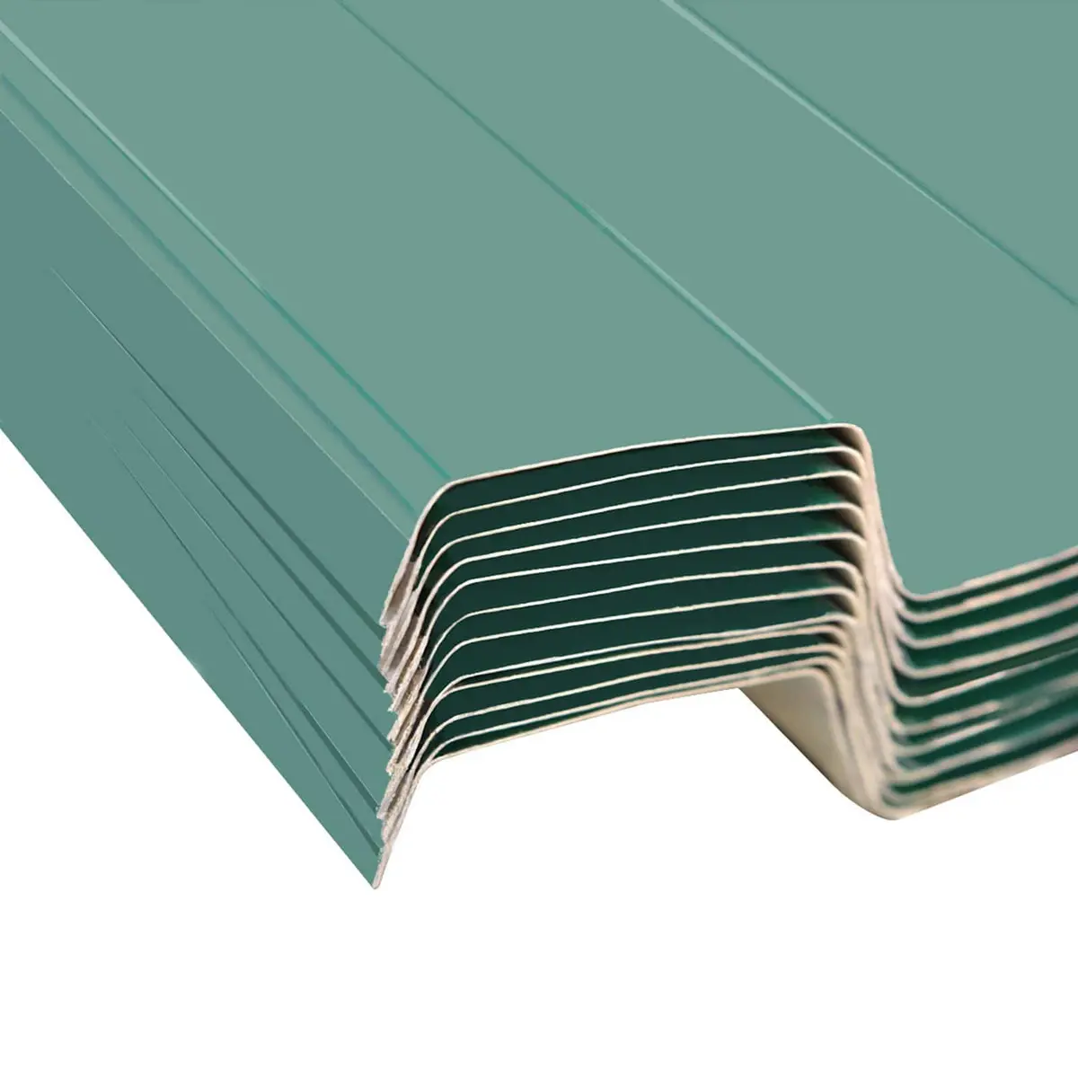 Roof Panel Green 129 x 45 cm Galvanised Steel Sheets 12 Piece Garden Shed