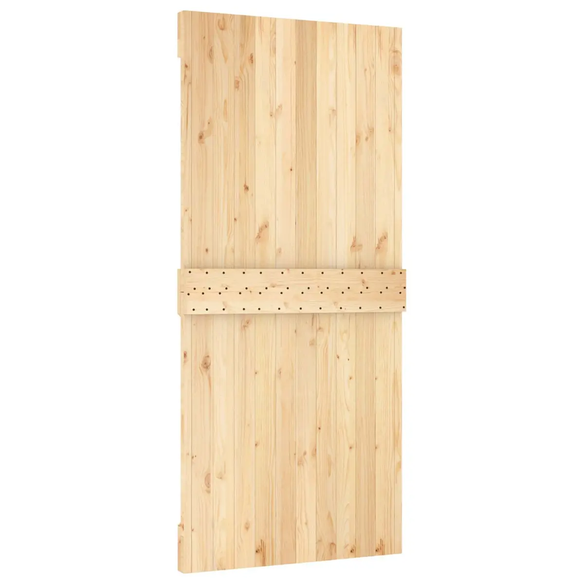 Solid Pine Wood Interior Door Natural 95 x 210 cm Modern Design Entry