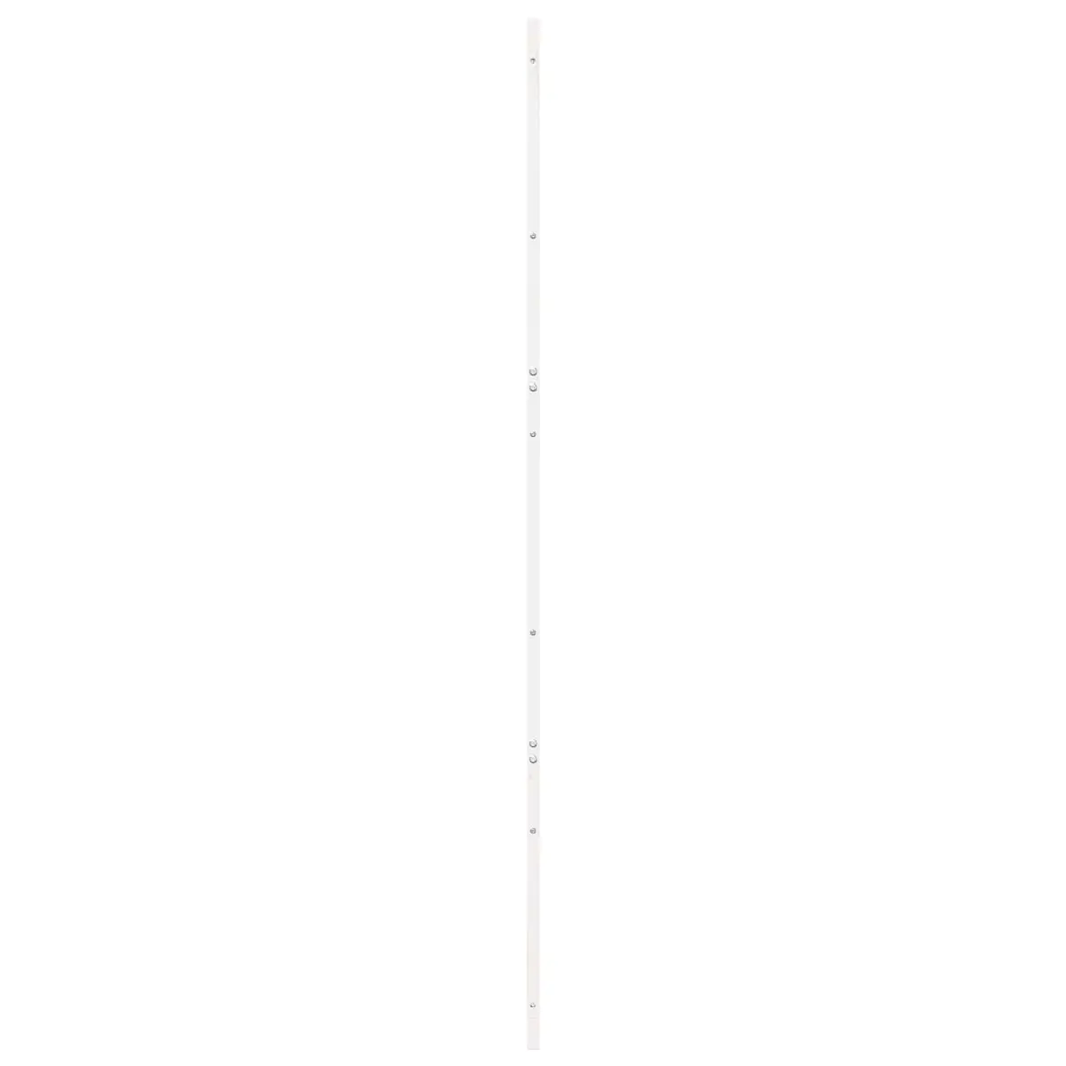Sliding Barn Door White 100 x 208 cm Solid Pine Wood Rustic Interior