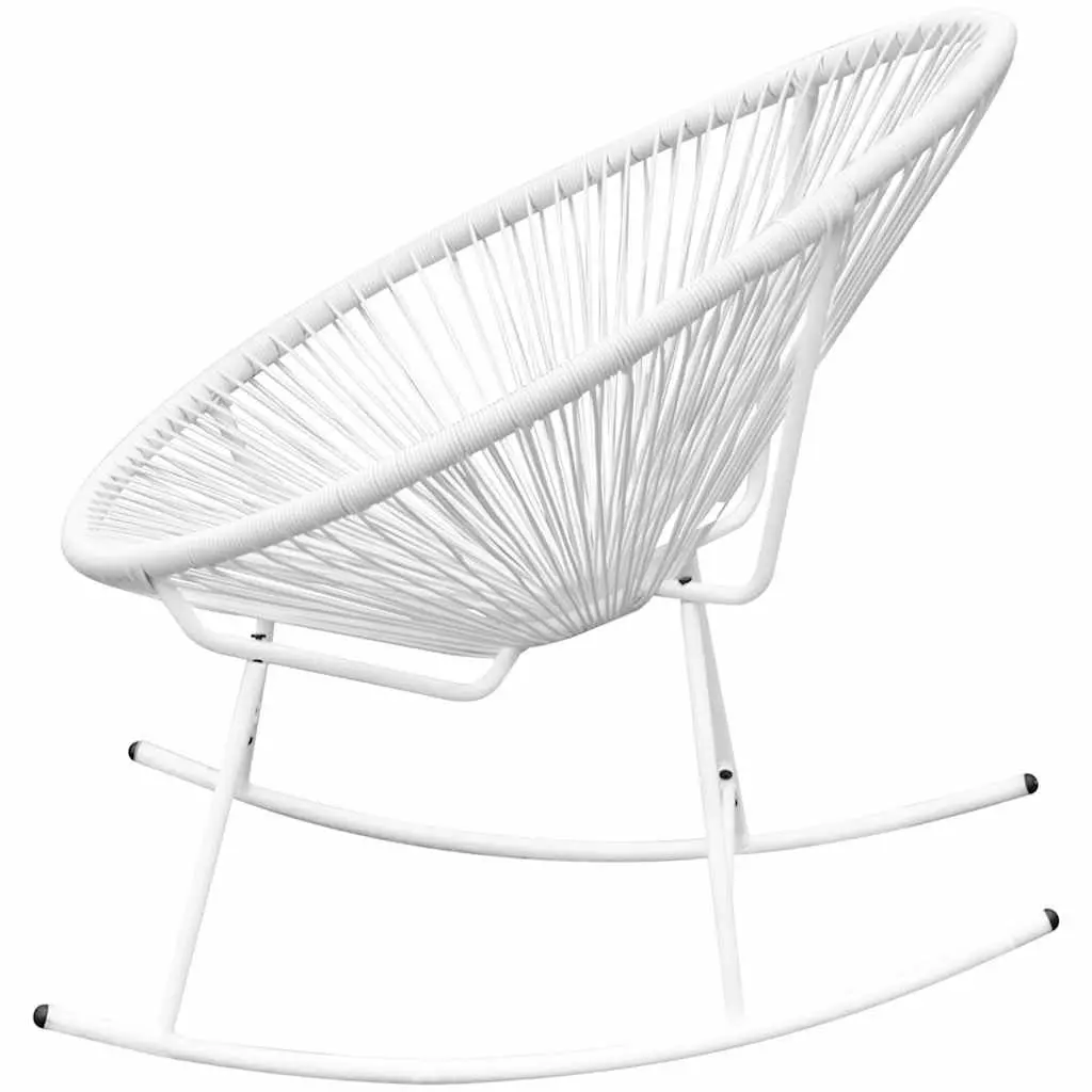 White Rocking Chair for Outdoor Relaxation
