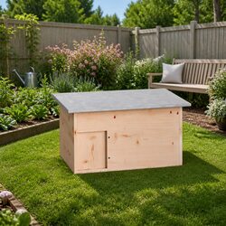 Wooden Hedgehog House for Small Animals
