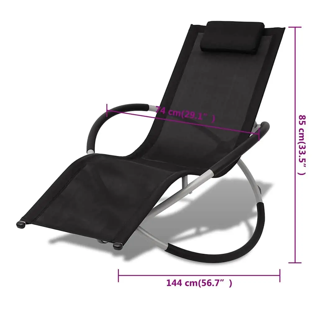 Folding Sun Lounger for Outdoor Relaxation