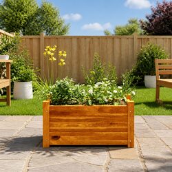 Wooden Raised Bed for Outdoor Gardening