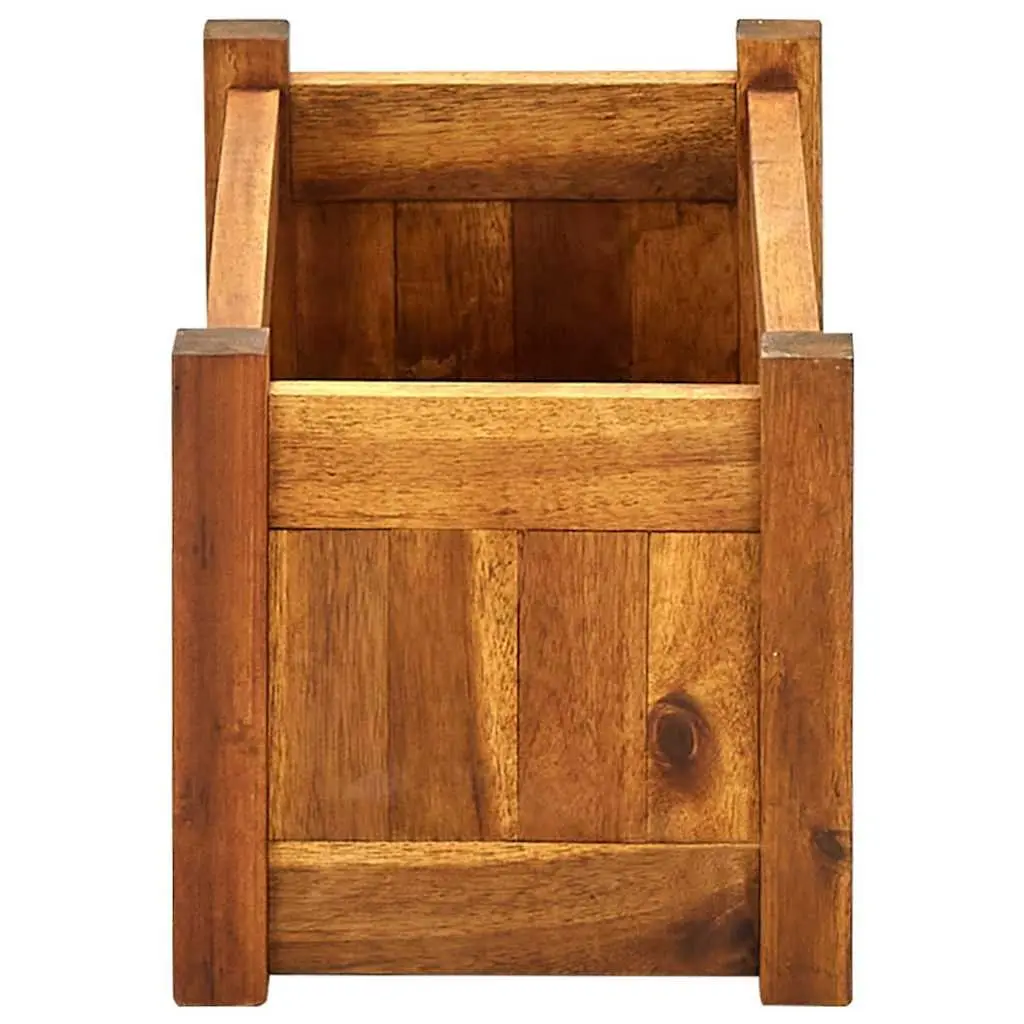 Garden Raised Bed Wooden Planter Box Outdoor Vegetable Flower Herb Pot