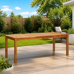 Acacia Wood Garden Table - Outdoor Dining Made Simple