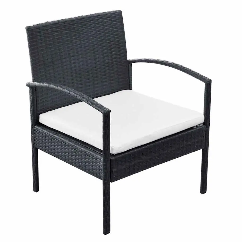 Garden Lounge Set 4 Piece Outdoor Sofa Chairs Coffee Table Patio Furniture
