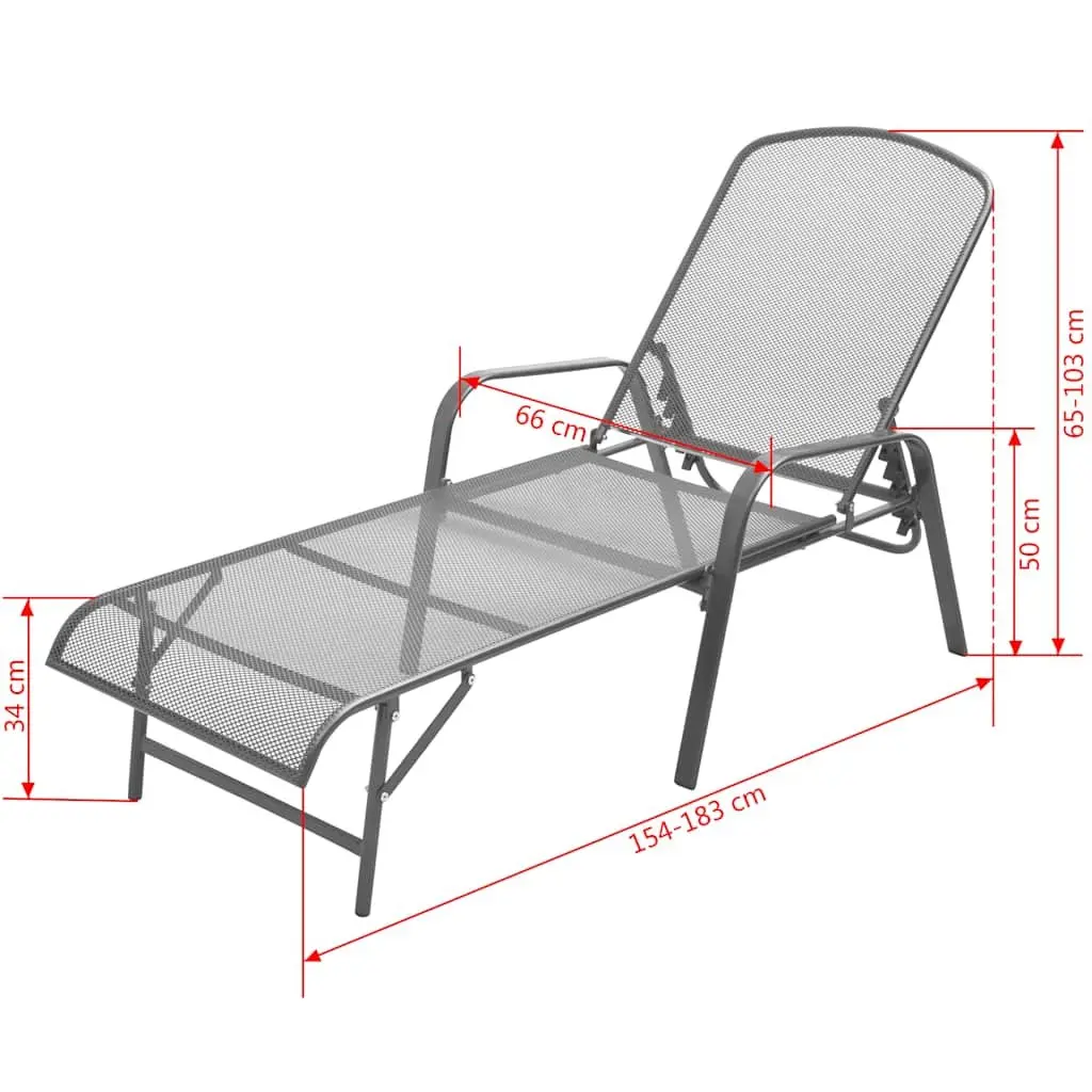 Sun Lounger Set with Table