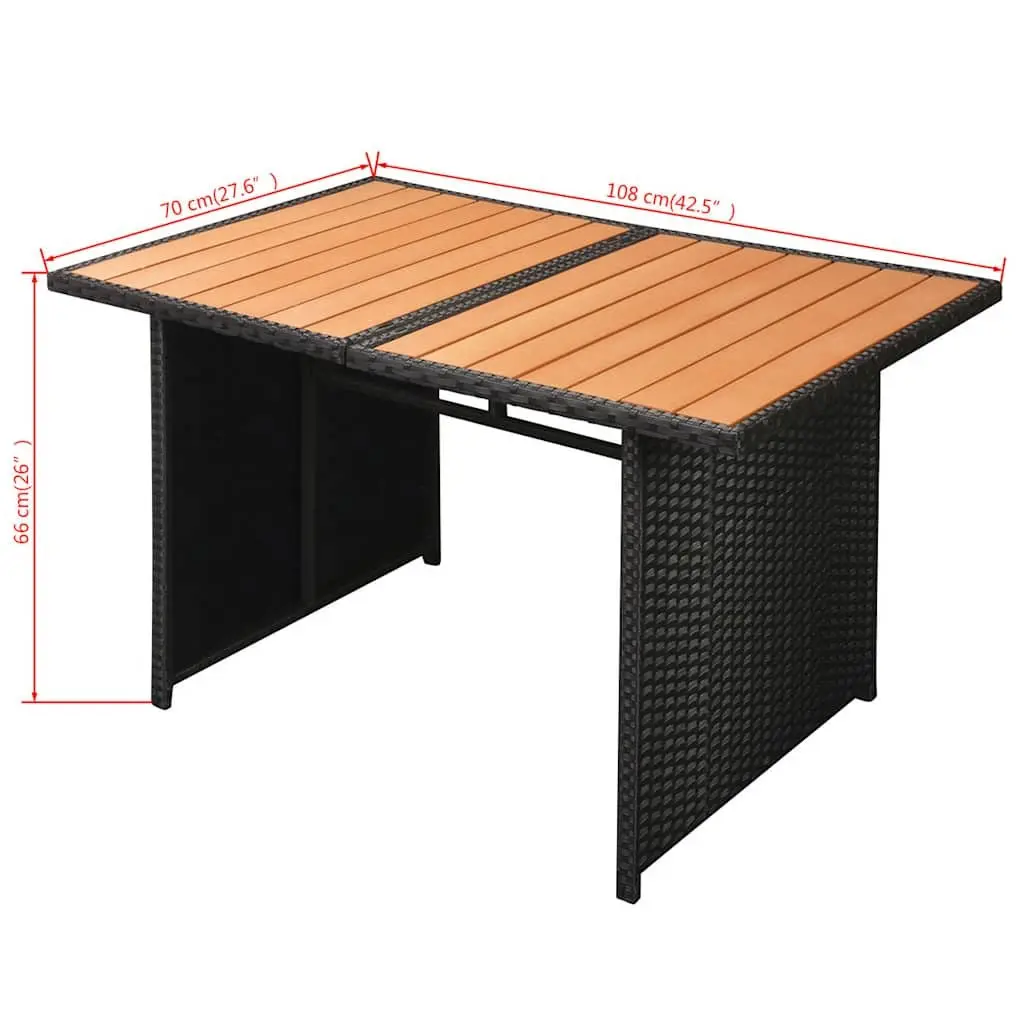 Garden Lounge Set 10 Piece Outdoor Furniture Poly Rattan Sofa Dining Cushions