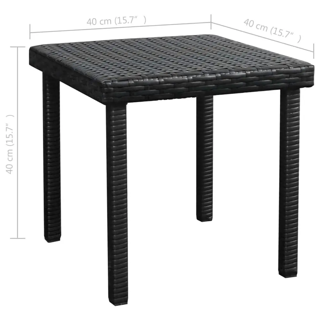 Sun Lounger with Cushion and Side Table Outdoor Garden Patio Recliner Furniture