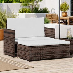 Your Ideal Outdoor Lounge: 2-Seater Rattan Sofa Set