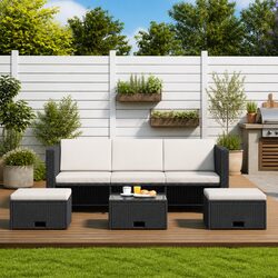 Concise 4 Piece Garden Lounge Set Details