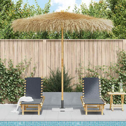 Concise Garden Parasol with Strong Bamboo Frame