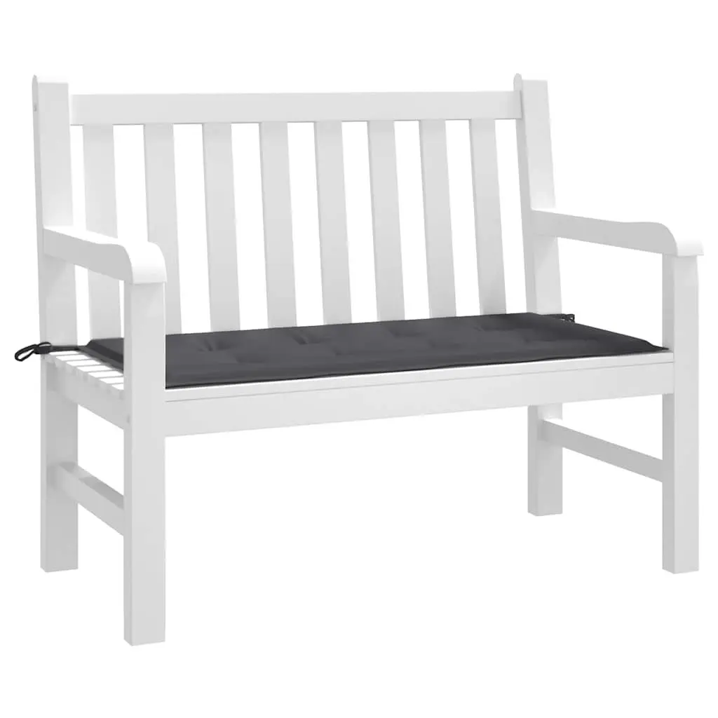 Garden Bench Cushion Anthracite 100x50x3cm Soft Foam Filling Water-Resistant Oxford Fabric