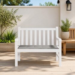 Garden Bench Cushion Grey 120x50x3 cm Outdoor Patio Seat Pad Oxford Fabric