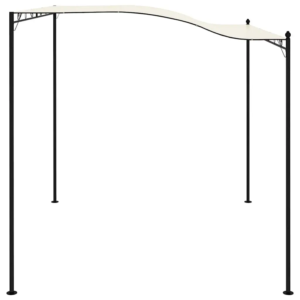 Outdoor Gazebo Canopy Cream White Steel Frame Quick Setup