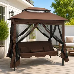 Gazebo Swing Bench: Style Meets Functionality