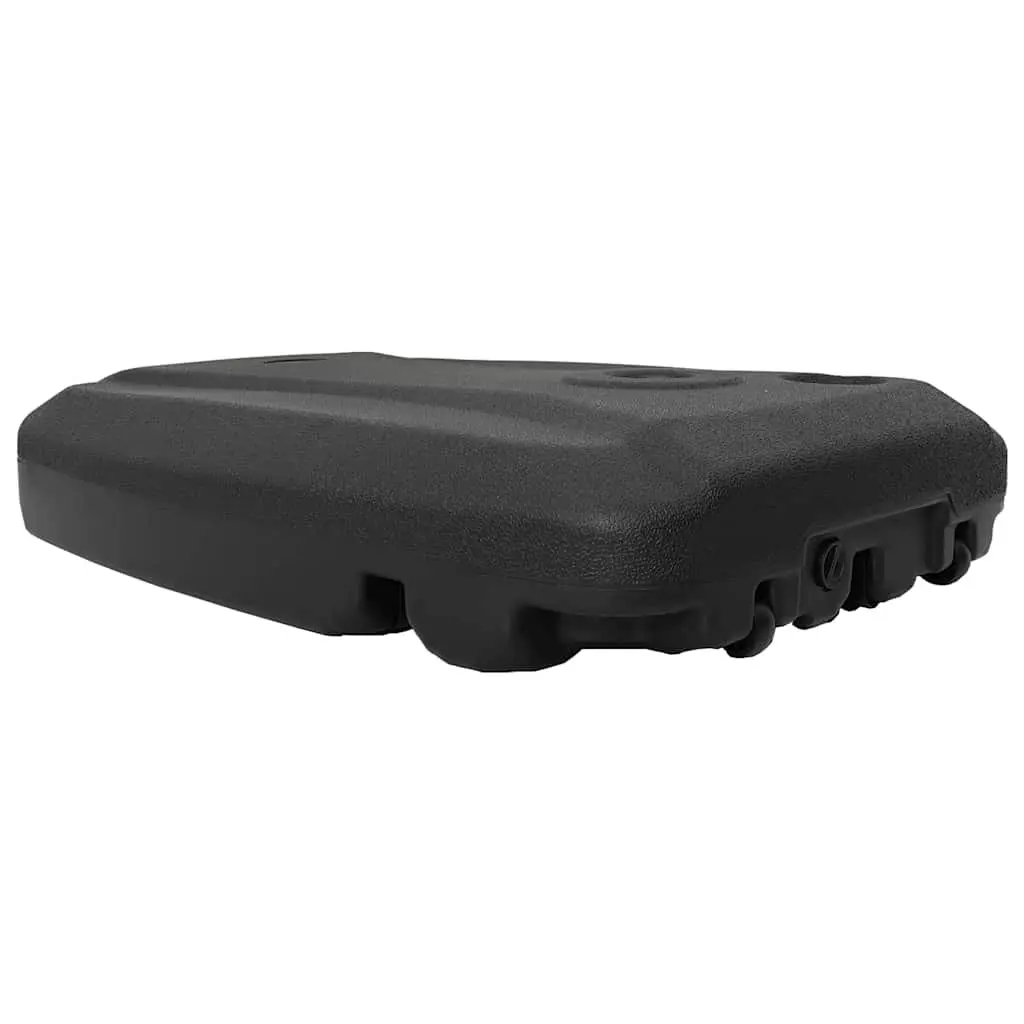Outdoor Umbrella Stand Black Mobile Base with Wheels