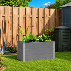 Your New Raised Bed Planter: 100x50x54cm Grey