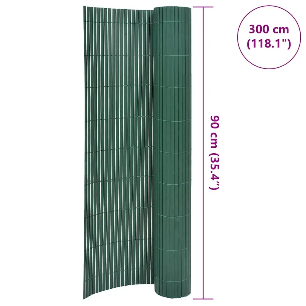 Double-Sided PVC Garden Fence Panel, Easy and Effective
